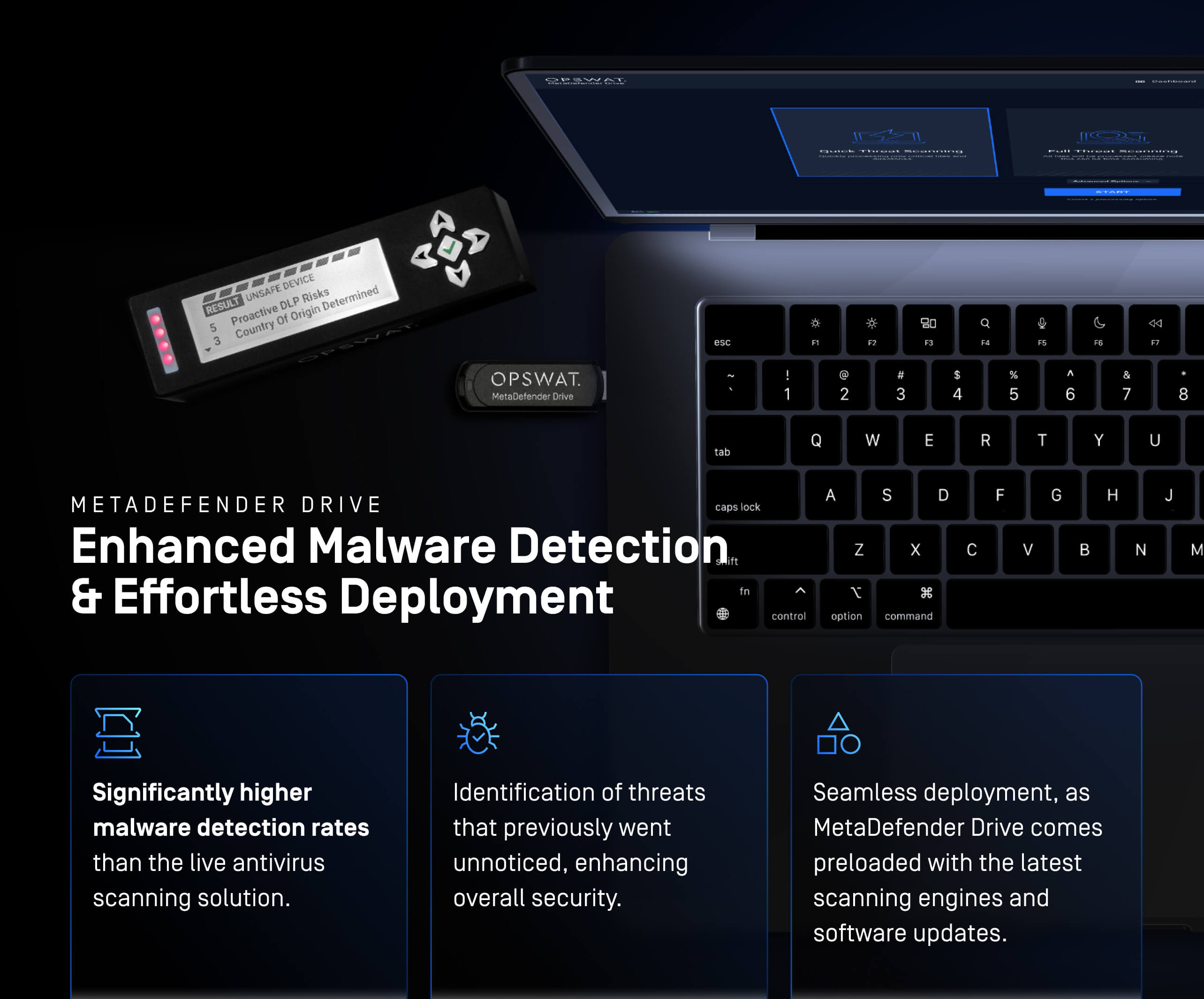 اكتشاف محسّن للبرمجيات الخبيثة ونشرها بسلاسة مع MetaDefender Drive لفحص الملفات بشكل آمن