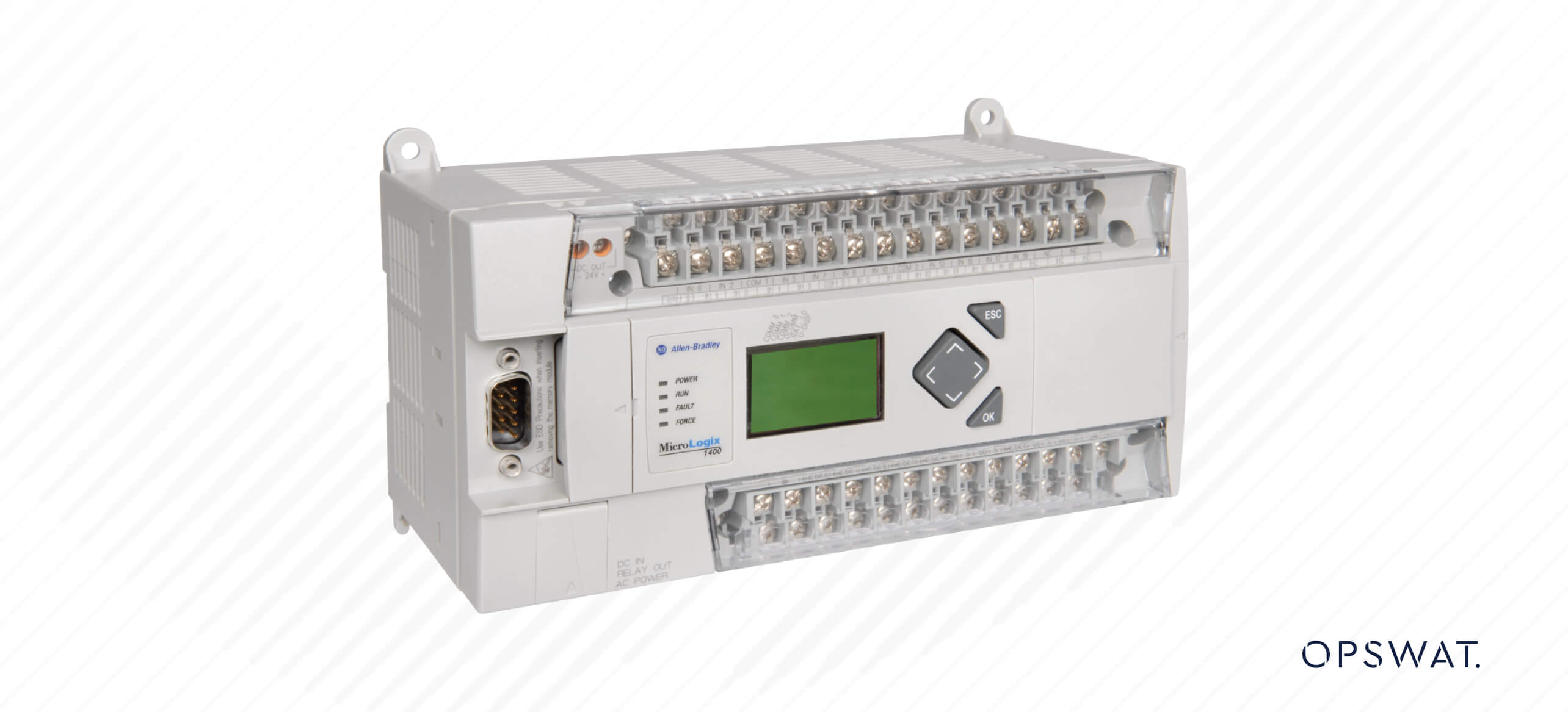 صورة لجهاز OPSWAT المستخدم لمراقبة نظام التحكم الصناعي