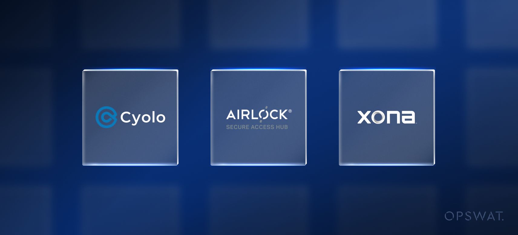 セキュアなアクセスと保護をサポートするセキュリティ・パートナーのビジュアル表示