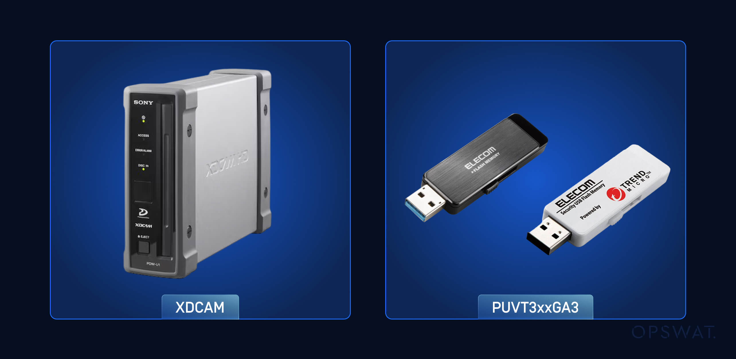 Encrypted USB drives and XDCAM device supported by MetaDefender Kiosk Windows v4.7.9