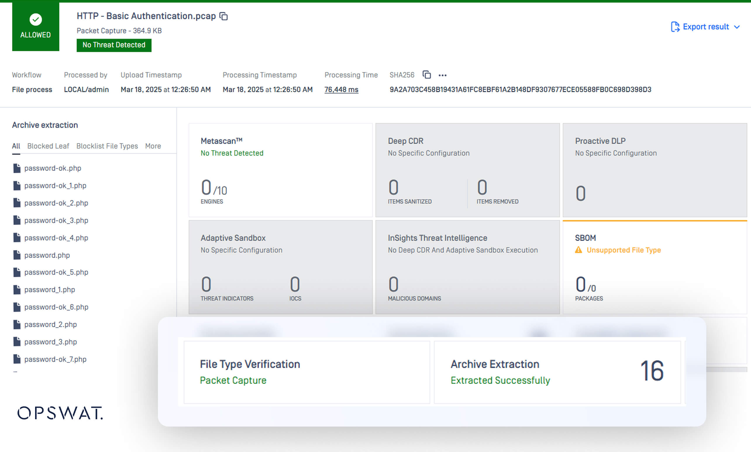 Capture d'écran illustrant la détection de logiciels malveillants, d'exfiltration de données et de communications C2 dans l'analyse PCAP