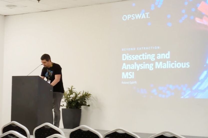 MetaDefender Sandbox Team presents groundbreaking research at OPSWAT conference on dissecting malicious MSI