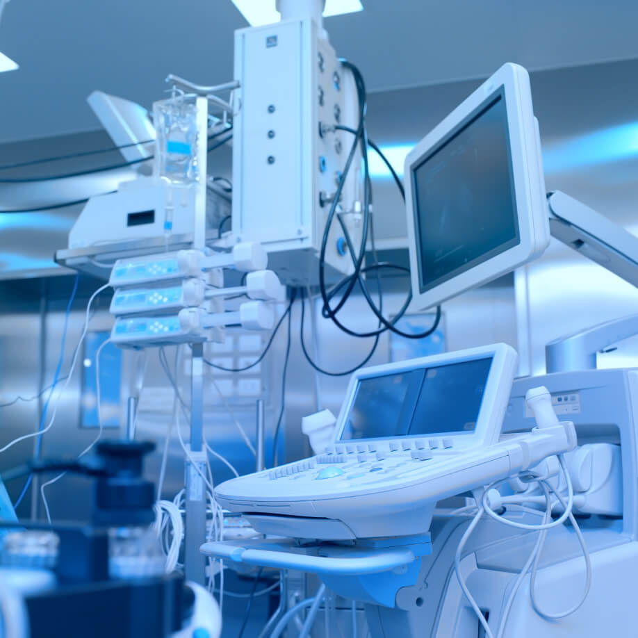monitors in a healthcare setting, demonstrating healthcare applications of cyber-physical systems