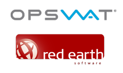 OPSWAT and Red Earth Logos