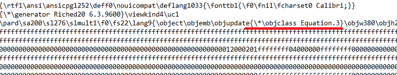 Before Data Sanitization - RTF File