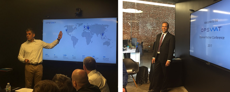 Benny Czarny and Tory Pitts Presenting