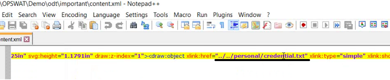 CVE-2017-3157 XML File Relative Link