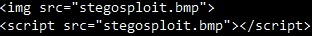 exploit image used in script tag