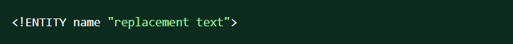 XML Bomb Entity Definition Sample Code