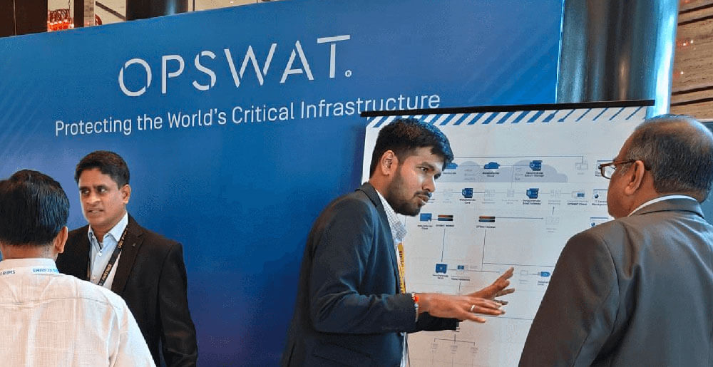 opswat cybersecurity expert presenting opswat end-to-end solutions