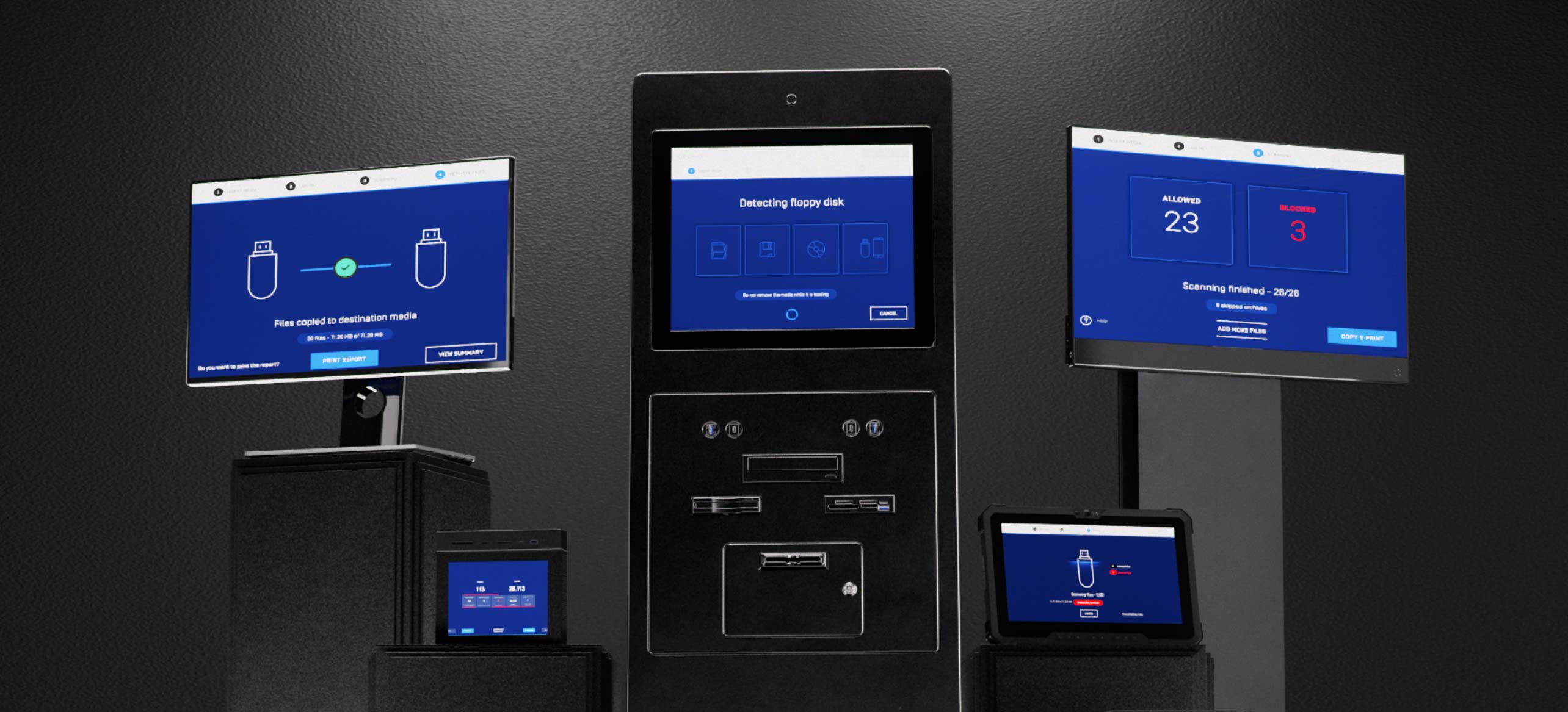 OPSWAT MetaDefender Kiosks peripheral and removable protection product line