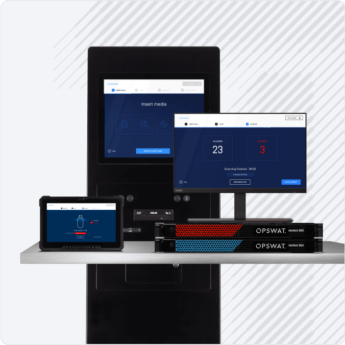 opswat netwall and metadefender kiosk products