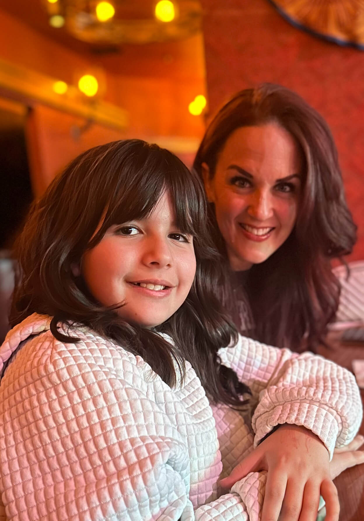 Laci Glenn and daughter smiling