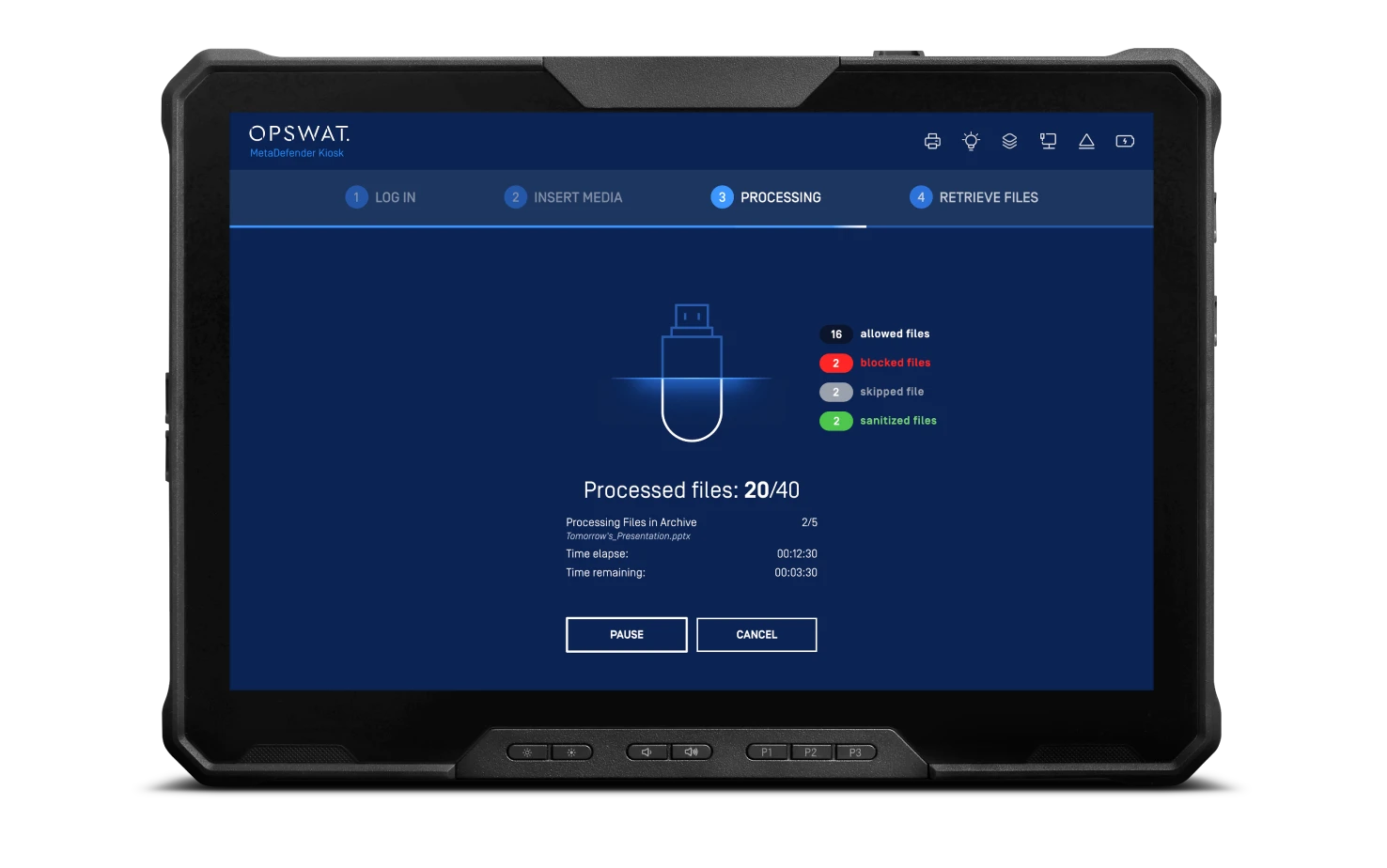 Portable 11.6” Touchscreen