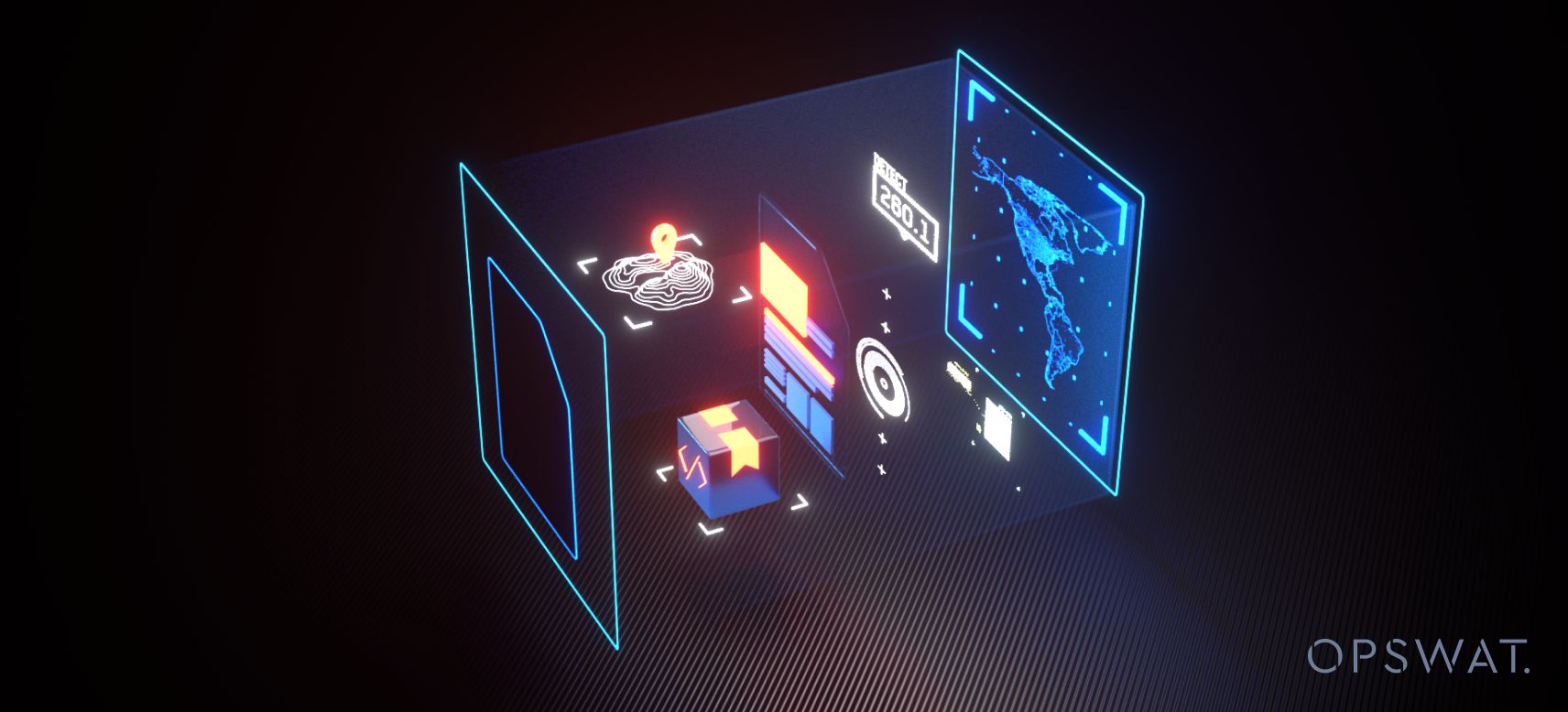 vizualizare grafică a OPSWAT Țara de origine (COO)