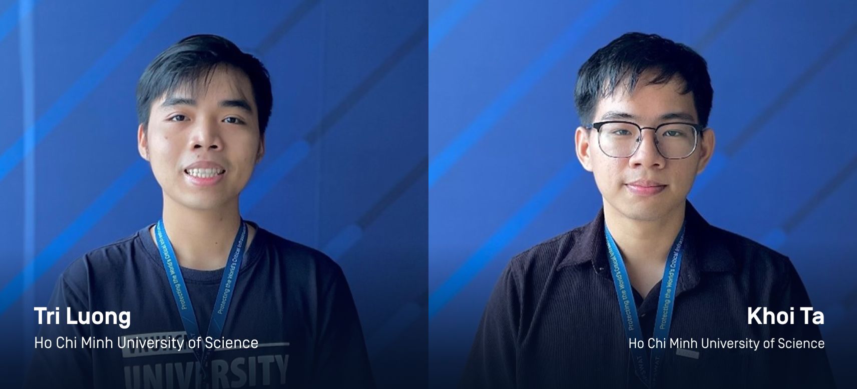 photos de Tri Luong et Khoi Ta de l'Université des sciences de Ho Chi Minh