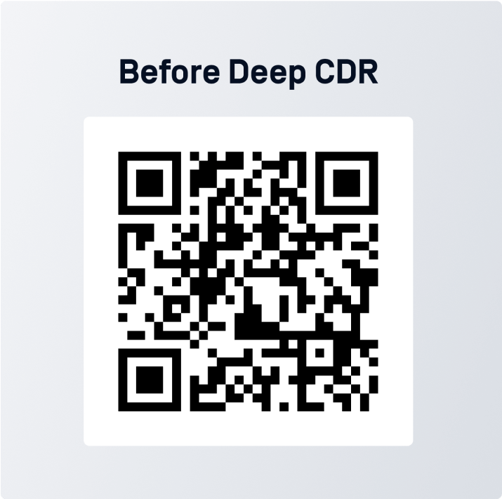 before deep cdr qr code
