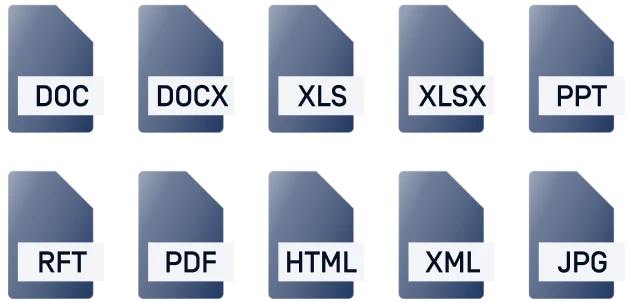 50多种文件类型
